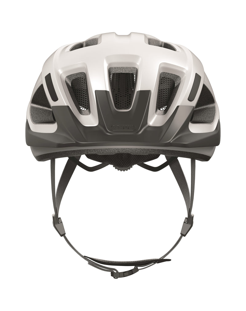 Abus Helm Aduro 3.0 - Sportieve en chique fietshelm voor veiligheid en comfort - Polar White - L 58-62cm
