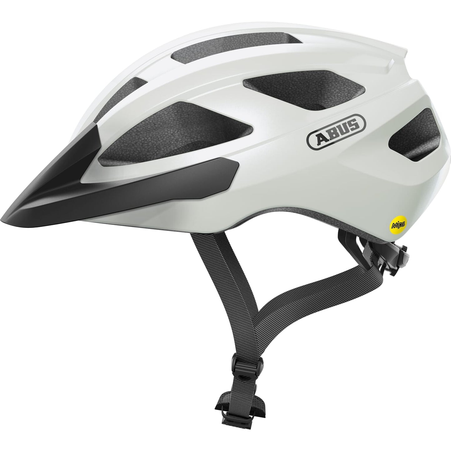 Abus Helm Macator MIPS pearl white S 51-55cm