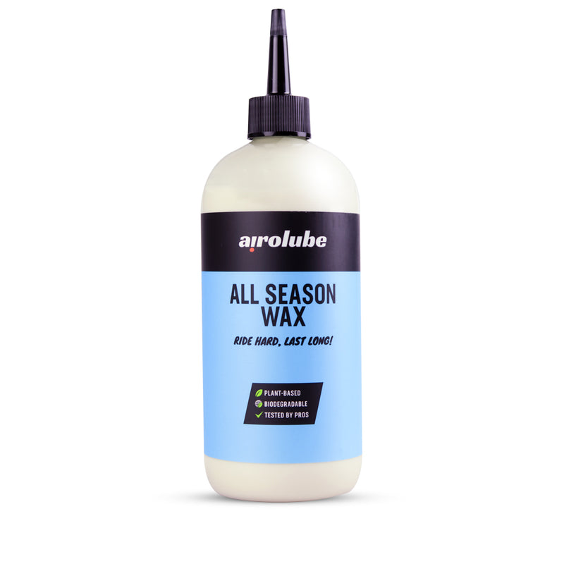 Airolube all season wax - natuurlijke kettingwax voor natte en droge weersomstandigheden - biologisch afbreekbaar alternatief voor squirt lube - chain wax - chain lube - smeermiddel voor fietsketting - 500ml