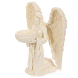 Engel waxinelichthouder - knielend 18cm - afbeelding 2