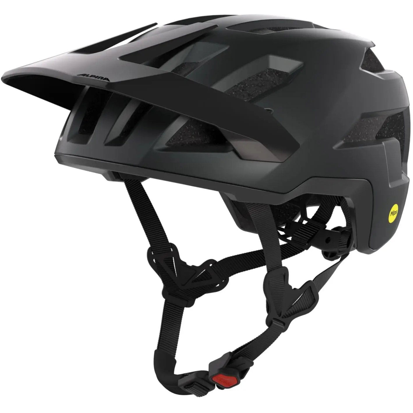 Olympic sportswear alpina sports mtb helm taunus mips 52-56 mat zwart
