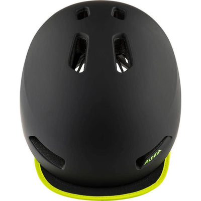 Alpina sports urban helm brooklyn 57-61 mat zwart geel