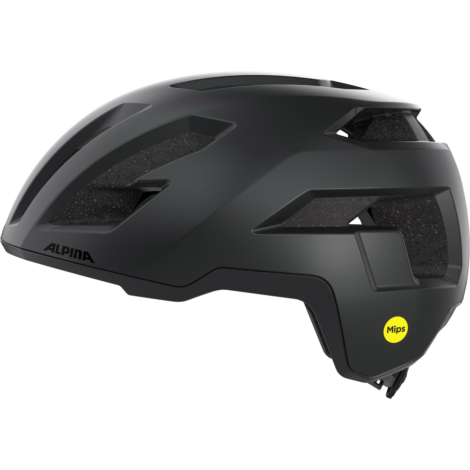 Olympic sportswear alpina sports tour helm taunus gravel mips 52-56 mat zwart
