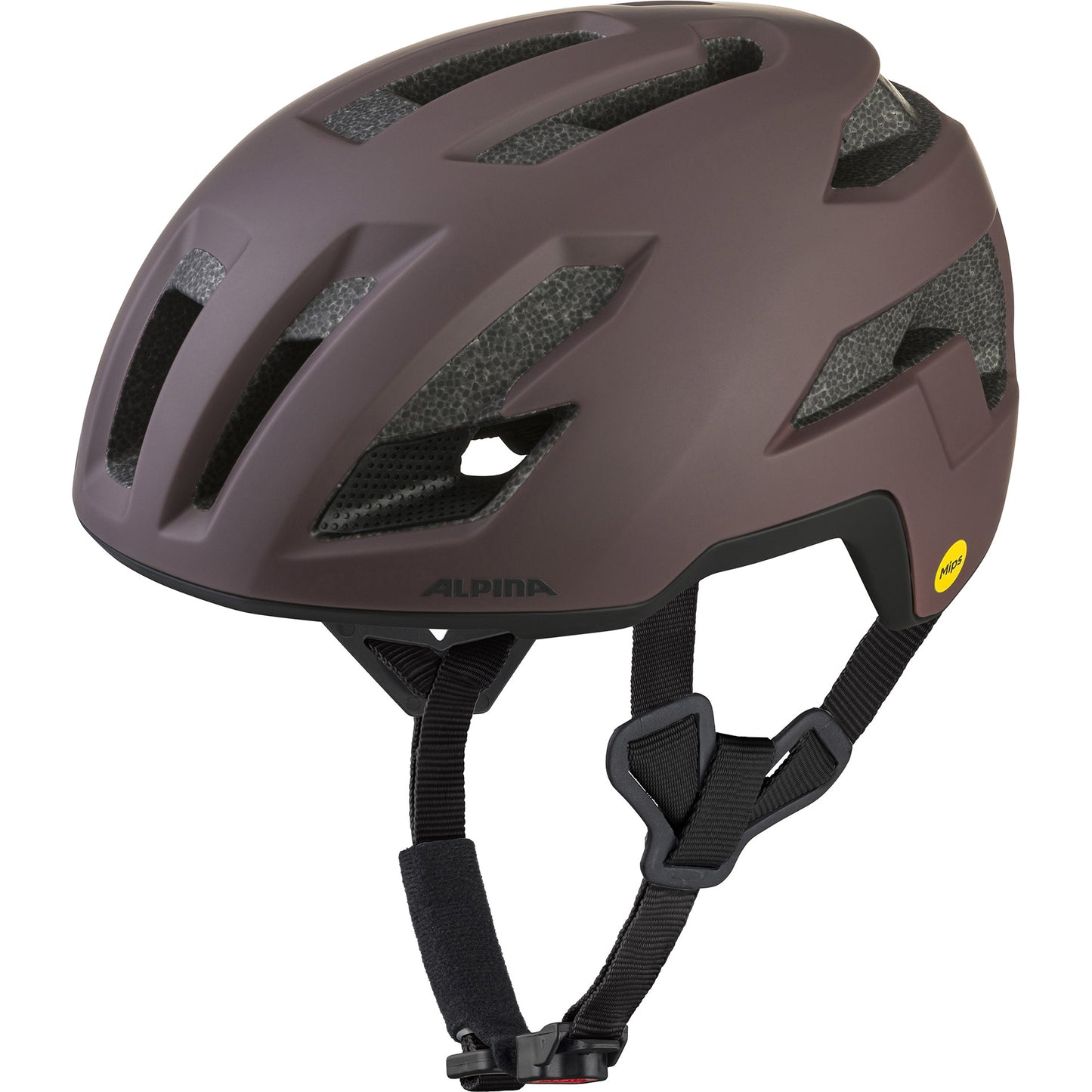Olympic sportswear alpina sports tour helm taunus gravel mips 55-59 mat donkerbr
