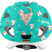 Olympic sportswear alpina sports kinderhelm ximo flash unicorn 49-54 glans - afbeelding 3