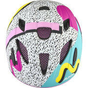 Olympic sportswear alpina sports kinderhelm ximo flash retro 47-51 mat - afbeelding 2