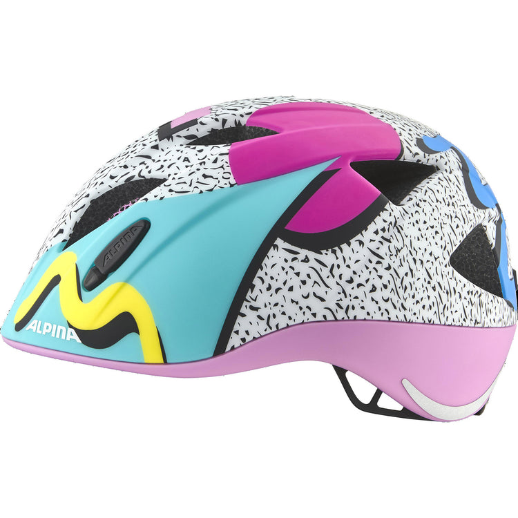 Olympic sportswear alpina sports kinderhelm ximo flash retro 47-51 mat