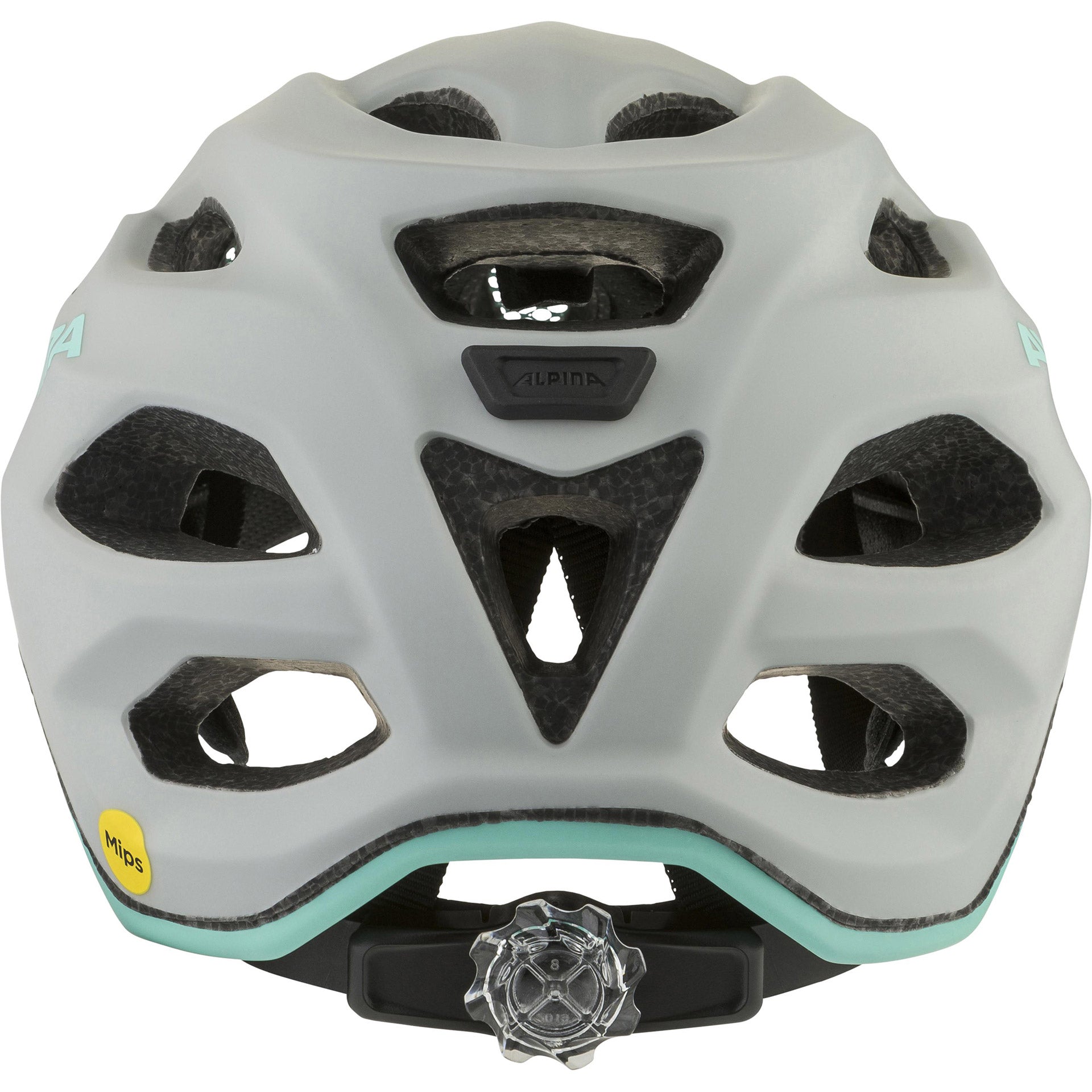 Olympic sportswear alpina sports kinderhelm apax jr. mips 51-56 mat turq grijs
