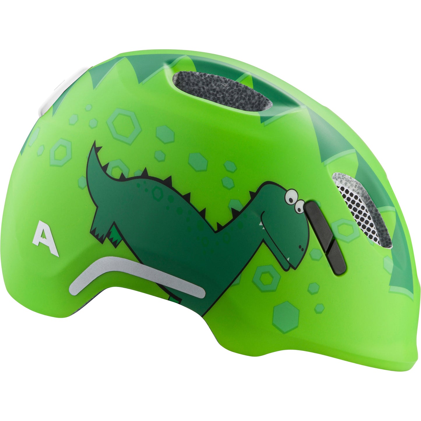 Olympic sportswear alpina sports kinderhelm ximo 2 flash green dino 49-54 mat
