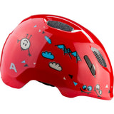 Olympic sportswear alpina sports kinderhelm ximo 2 red smile 45-49 glans - afbeelding 2