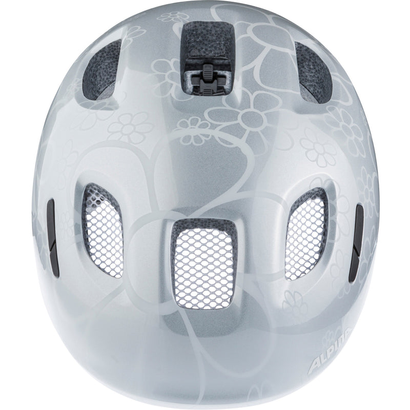 Olympic sportswear alpina sports kinderhelm ximo 2 silver fower 45-49 glans