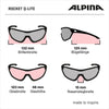 Olympic sportswear alpina sports sportbril rocket q-lite mat lichtblauw