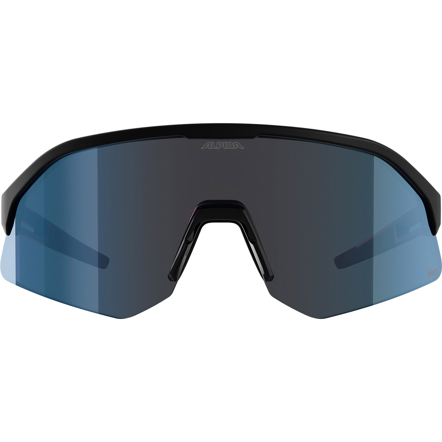 Olympic sportswear alpina sports sportbril sonic hr m q-lite blauwe lens mat zwart