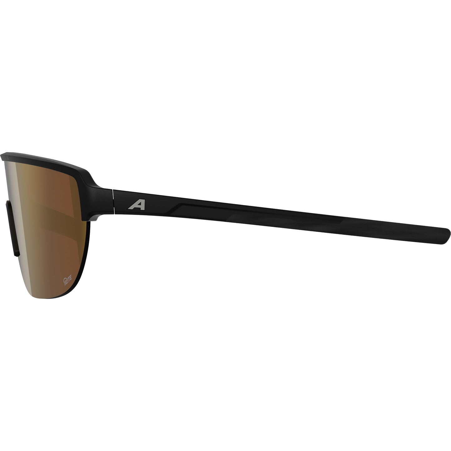 Olympic sportswear alpina sports sportbril ram 2.0 q-lite goud sp. mat zwart