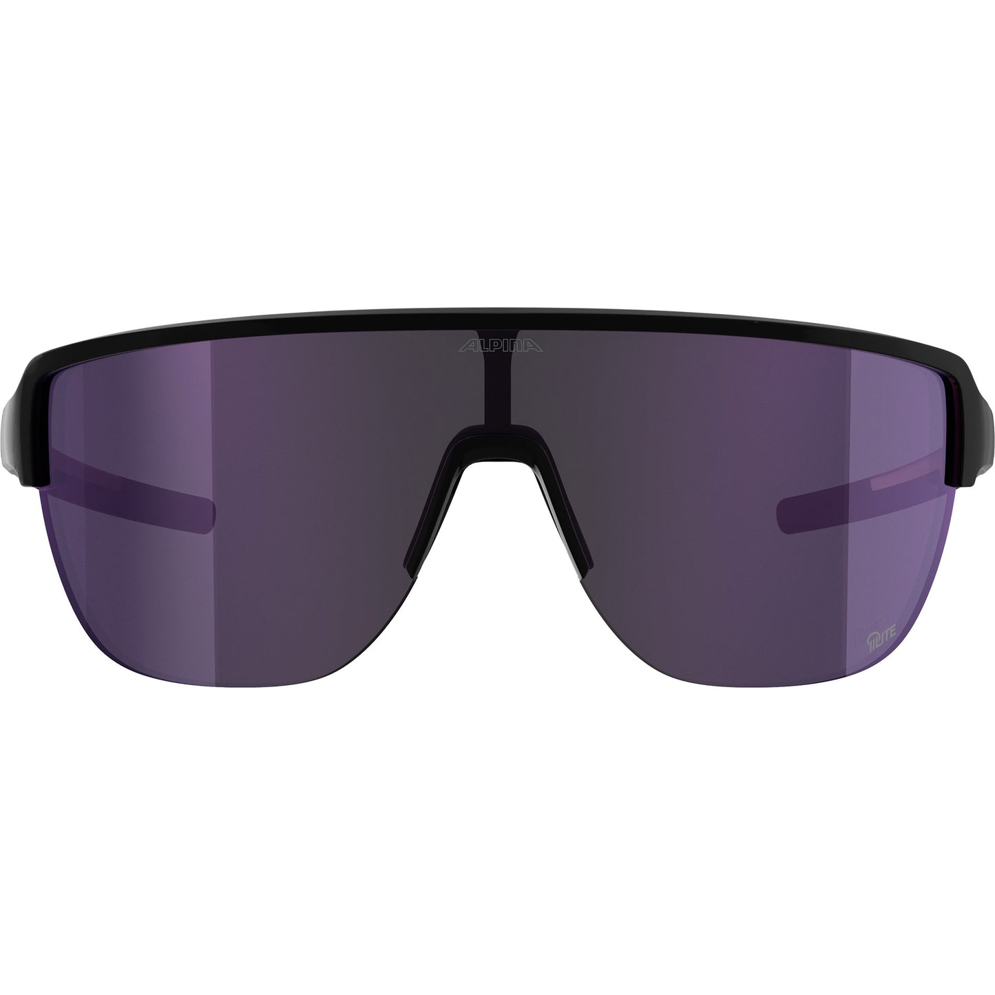 Olympic sportswear alpina sports sportbril ram 2.0 q-lite paars sp. glans zwart