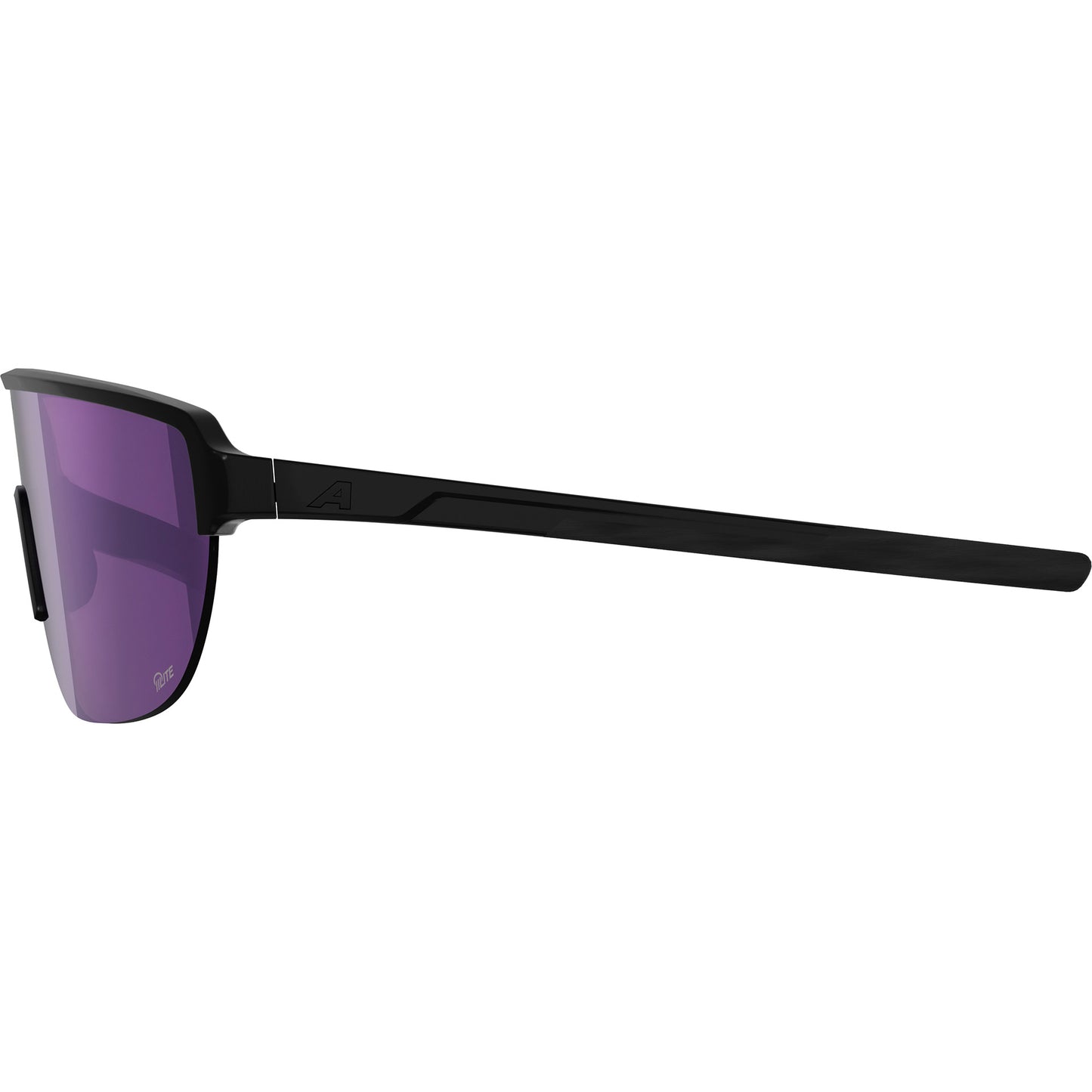 Olympic sportswear alpina sports sportbril ram 2.0 q-lite paars sp. glans zwart
