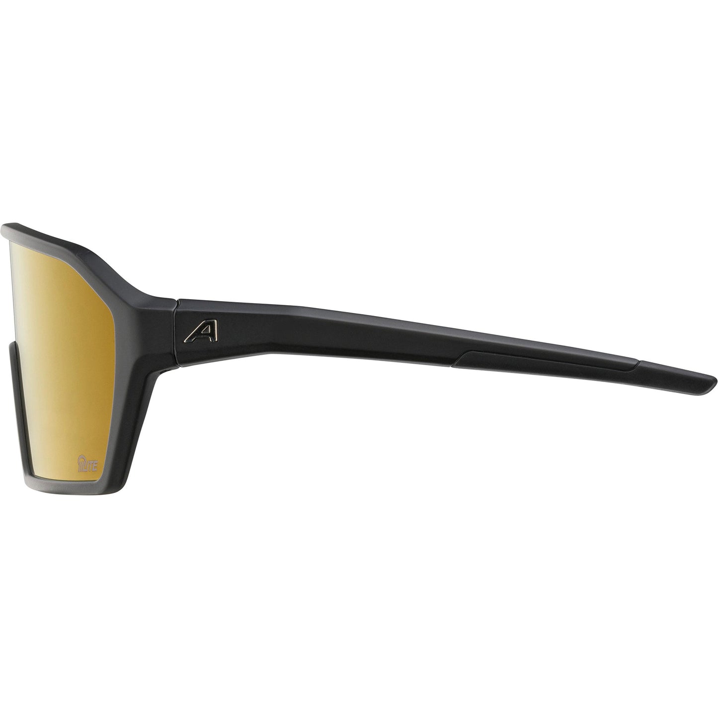 Olympic sportswear alpina sports sportbril ram q-lite gouden spiegel zwart