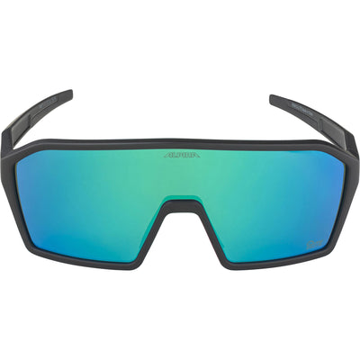 Olympic sportswear alpina sports sportbril ram q-lite jade spiegellens zwart