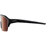 Olympic sportswear alpina sports sportbril ram hr q-lite rode spiegellens zwart - afbeelding 3