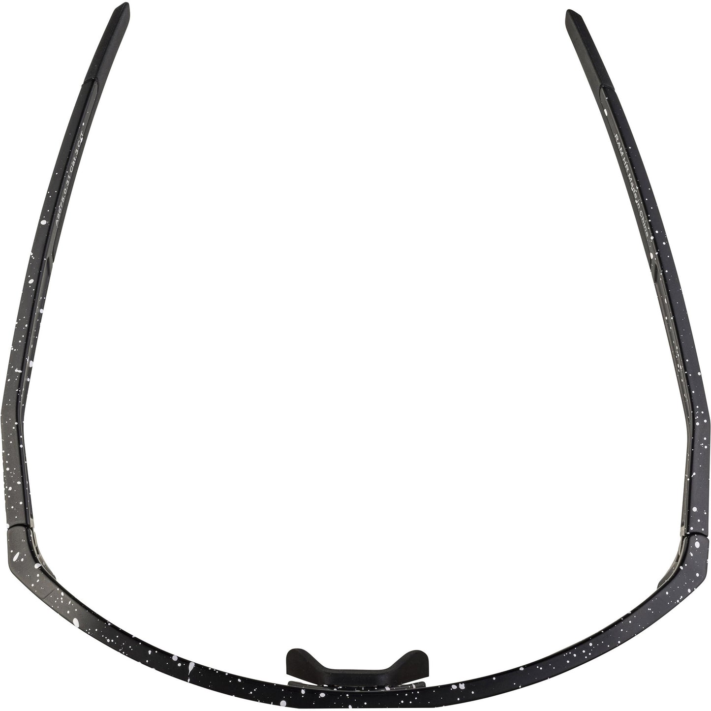 Olympic sportswear alpina sports sportbril ram hr q-lite rode spiegellens zwart