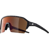 Olympic sportswear alpina sports sportbril ram hr q-lite rode spiegellens zwart - afbeelding 1