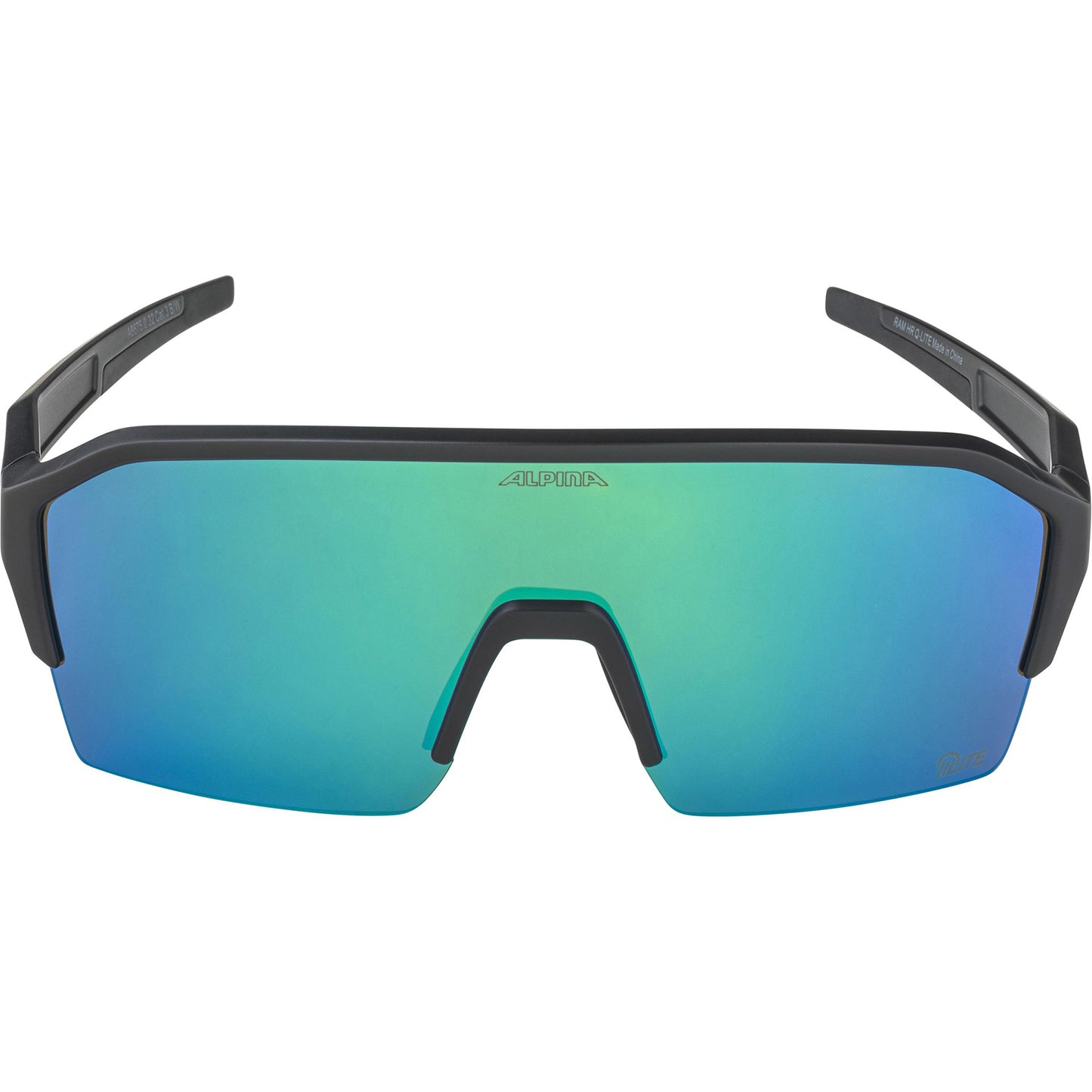 Alpina sports sportbril ram hr q-lite jade spiegellens zwart