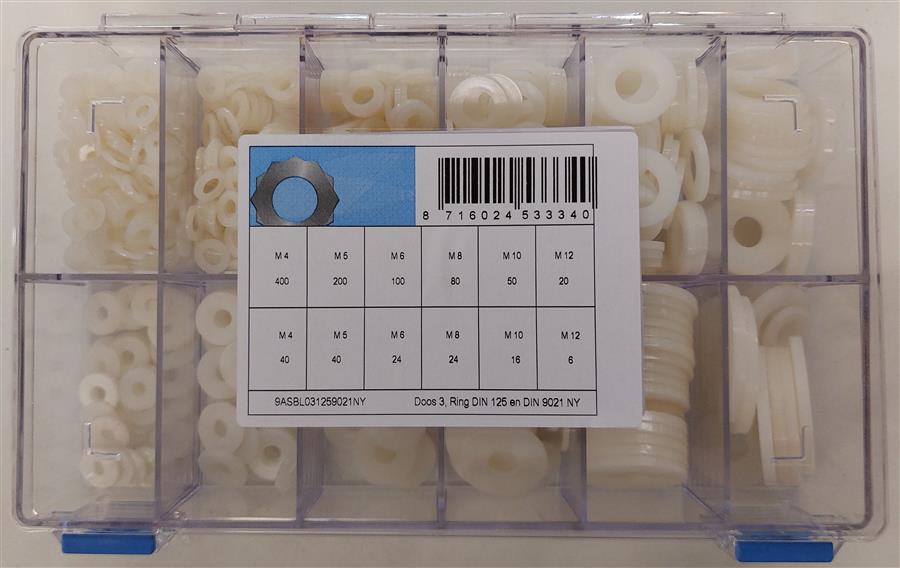 Assortiment ringen d125+d9021 nylon