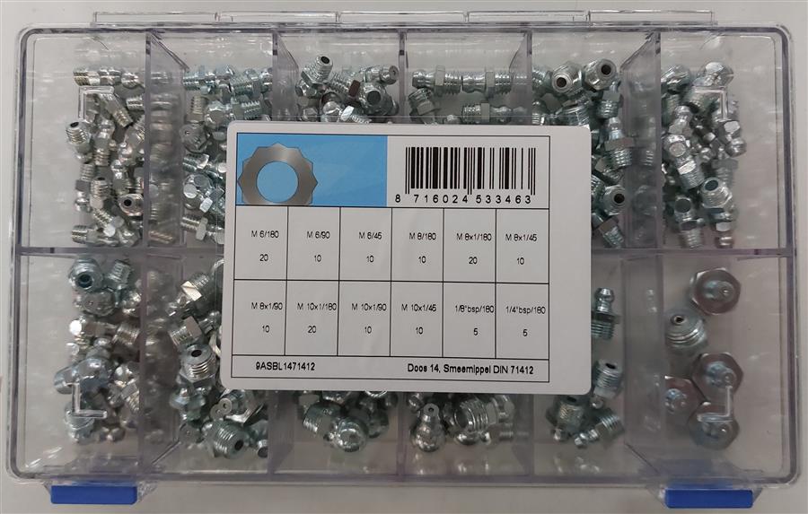 Assortiment smeernippel d71412