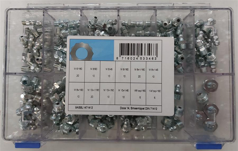 Assortiment smeernippel d71412