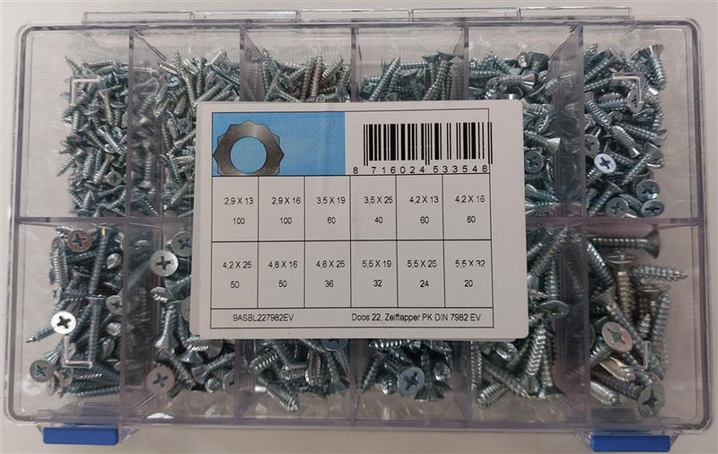 Assortiment zelftapper d7982 elvz