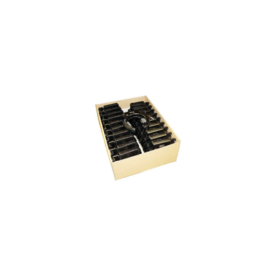 Axa Solid zwart ringslot - 14cm - ART2
