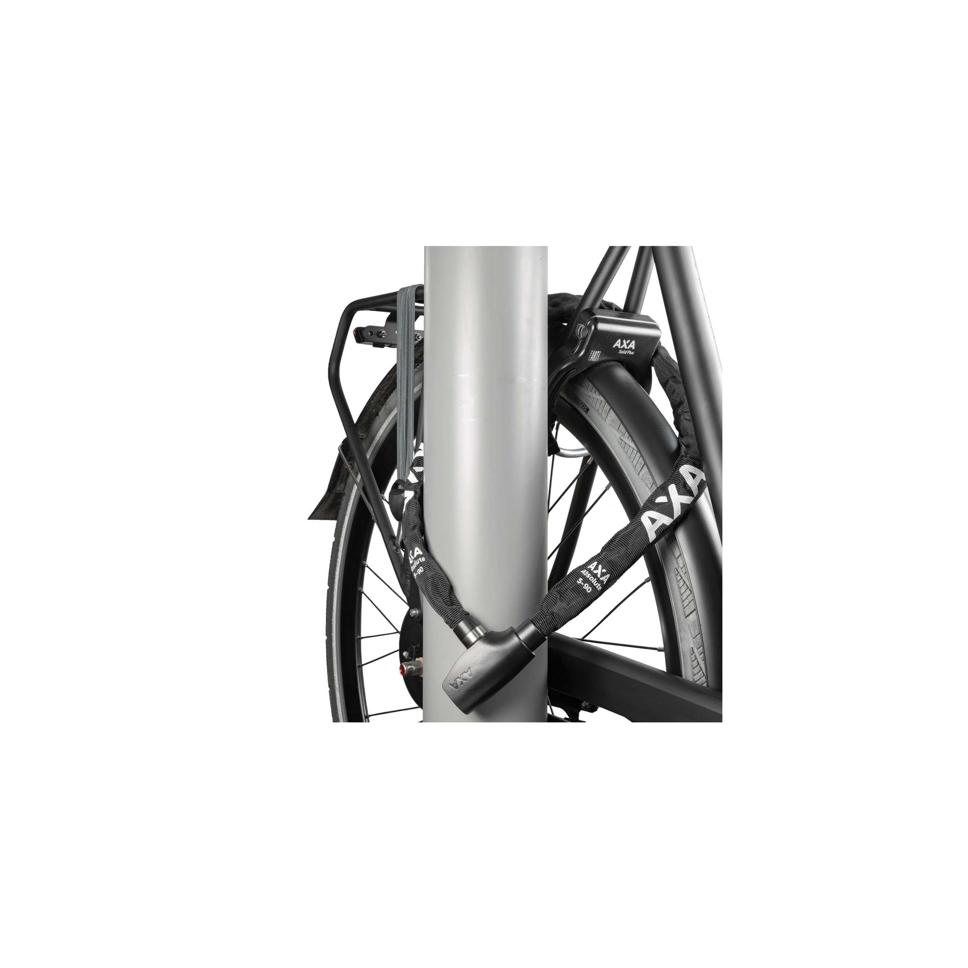 Axa kettingslot absolute 5-90cm zwart
