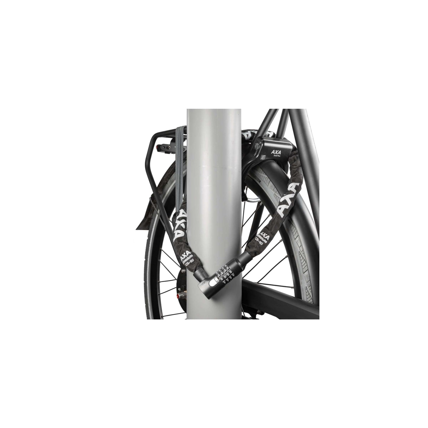 Axa kettingslot absolute c5-90cm codeslot zwart