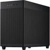Asus prime ap201 mini tower behuizing (zwart | 2x usb-a | 1x usb-c)