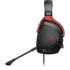 Asus rog delta s core over-ear gaming headset (zwart rood, pc, playstation 4, playstation 5, xbox one, xbox series x|s, nintendo switch)