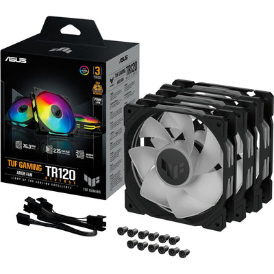 Asus tuf gaming tr120 argb reverse fan pack, 3 stuks