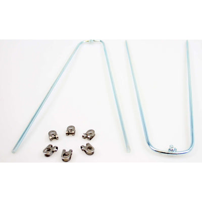 spatbordenset Hybride 28 inch staal zwart