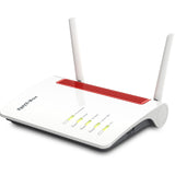 Fritz! box 6850 lte international wlan lte router (wit rood, 4g (lte), 3g 3g+ (umts hspa+), mesh wi-fi) - afbeelding 1