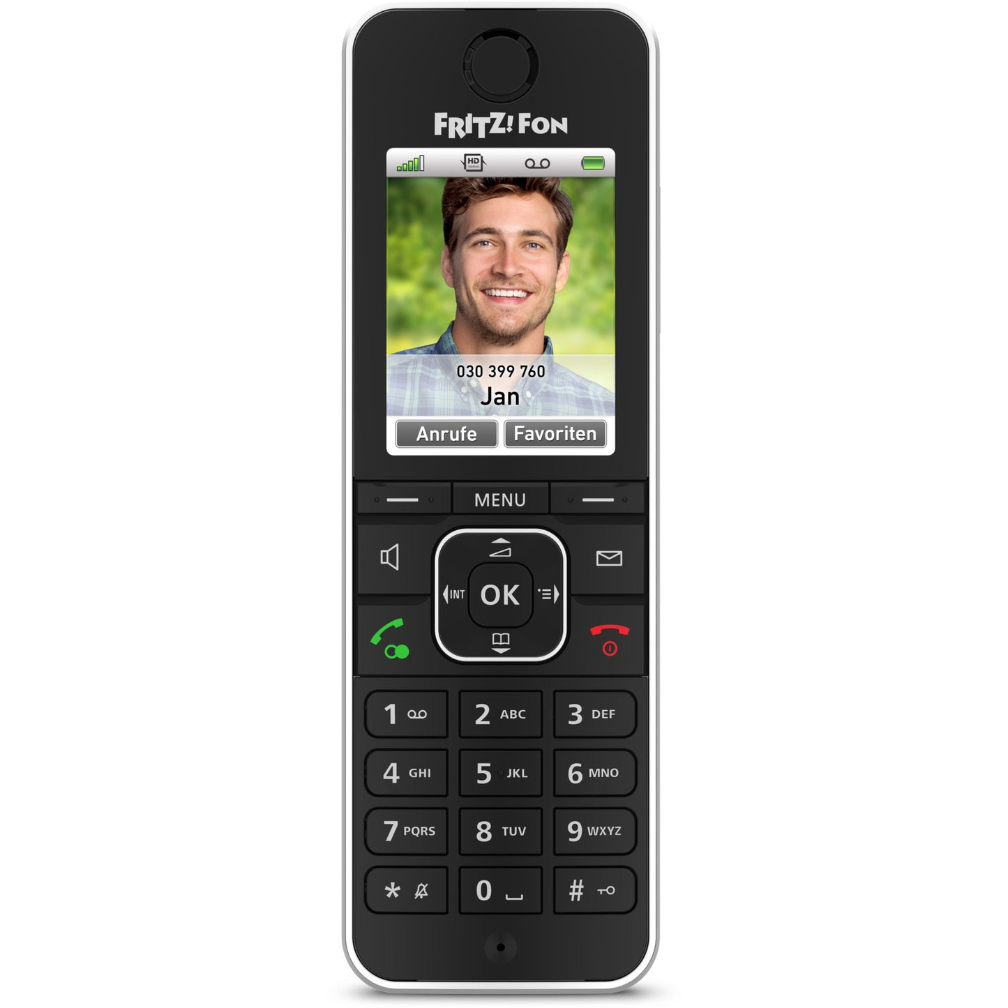 Fritz! fon c6 handset (zwart)