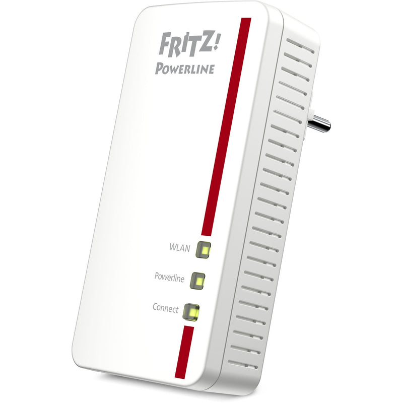Fritz! powerline 1260e international (wit, 1 stuks, mesh wi-fi)