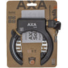 Axa ringslot solid zwart spatbordbevestiging (kaart)