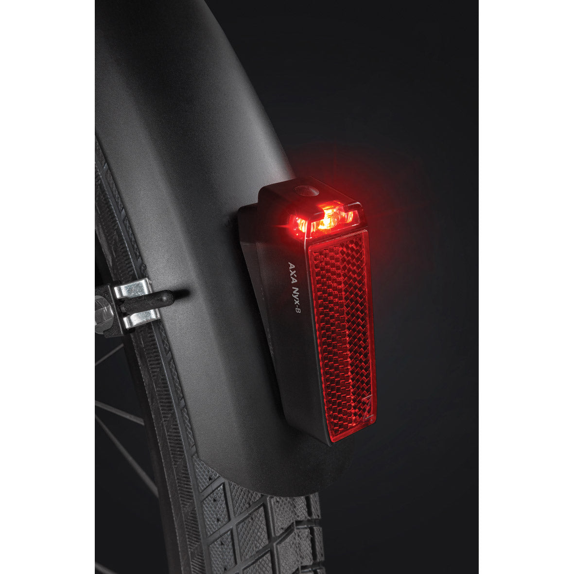 Axa spatbordachterlicht nyx batterij