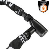Axa slot ketting absolute 7-110 zwart safety index 9 - afbeelding 3