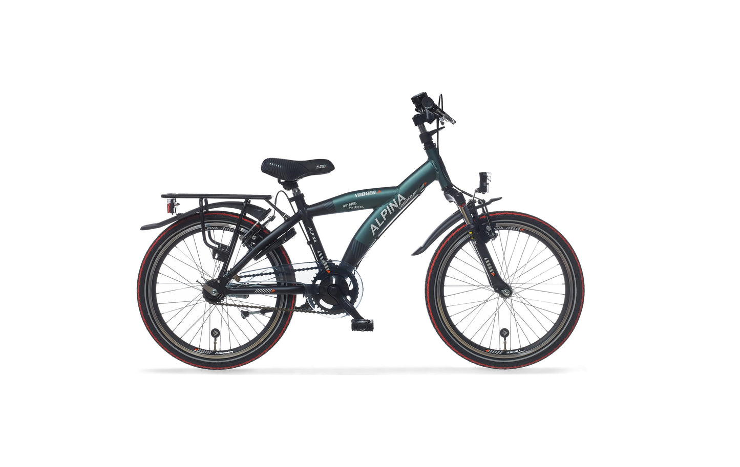 Alpina Yabber J22 Pine Groen - Vivid Zwart