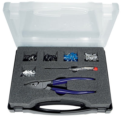 Promat tecwerk assortiment adereindhulzen | 502 delig 0,50-4,00 mm² | tang, fasetester | assortimentskoffer - 4000810404