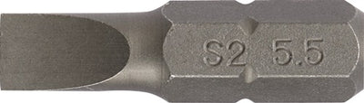 Promat tecwerk bit | voor sleufschroeven | 6,5 mm lengte 25 mm 1 4 inch c6,3 | snedesterkte 1,2 mm - 4000829107