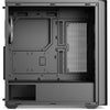 Aerocool b502a midi tower behuizing (zwart | 2x usb-a | 1x usb-c | rgb)