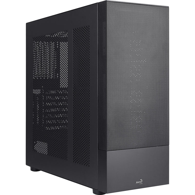 Aerocool cipher s-bk-v1 midi tower behuizing (zwart | 3x usb-a)