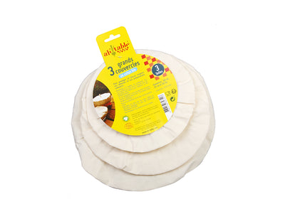 Ah! table! herbruikbare katoenen hoezen voor kommen - 3st