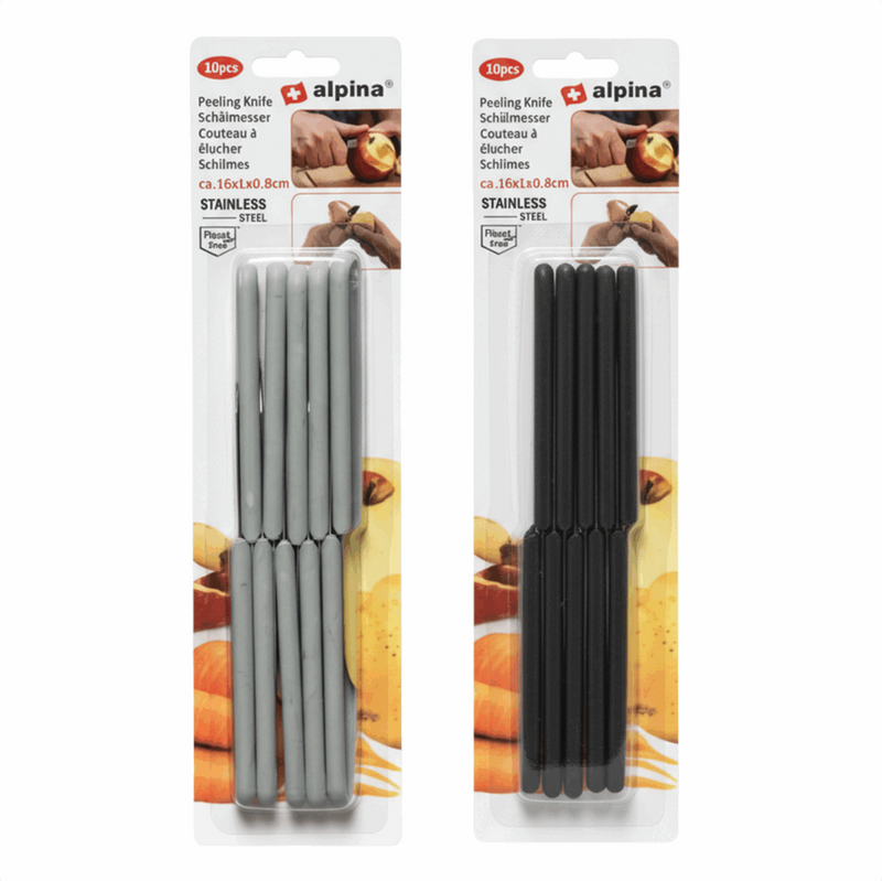 Alpina schilmes 17cm zwart grijs (10 stuks)